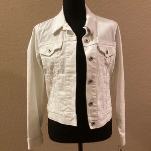 Levi’s Womens White Denim Jacket